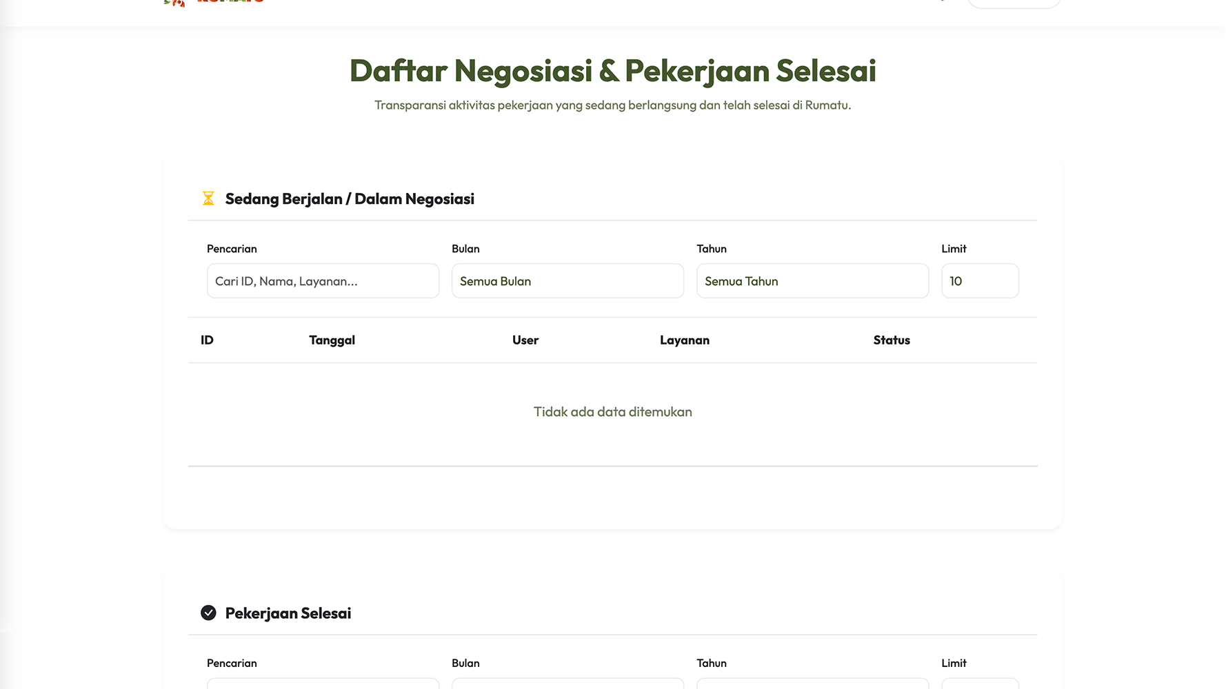 Transparansi Pengajuan